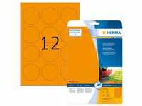 Herma 5153, Herma Special Etiketten neonfarbig Orange
