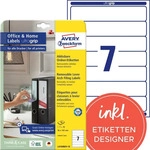 Avery Zweckform L4760REV-10, Avery Zweckform Avery Ordner-Etiketten, abl&ouml;sbar, Home