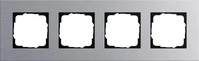 Gira 021417, Gira Abdeckrahmen (021417) Silber