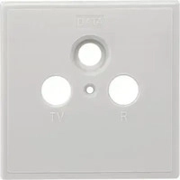 Axing SZU 2-01, Axing Antennendosen-Abdeckung (SZU 2-01) Weiss