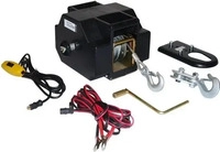 G&uuml;de 55128, G&uuml;de Elektrische Fahrzeug Seilwinde 12 V (55128) Schwarz