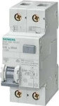 Siemens 5SU1356-7KK06, Siemens RCBO 1P+N Pole Type A 30mA 6kA C 6A (5SU1356-7KK06)