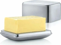 Blomus 63637, Blomus 63637 Butterdose Edelstahl matt, small basicf&uuml;r 125 g Butter,