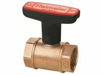 Heimeier, Zubehör Sanitärinstallation, Globo H ball valve DN25 bronze