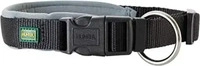 Hunter hu62187, Hunter Hundehalsband Neopren Vario Schwarz (40-45 cm) (M, Hund,