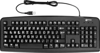Geemarc 1594434, Geemarc KBSV3 BLK GE USB Tastatur Deutsch, QWERTZ, Windows Schwarz
