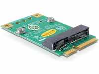 Delock 65229, Delock Converter Mini PCI Express half-size > full-size Grün/Schwarz
