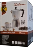 Kr&uuml;ger Haushaltswaren Kr&uuml;ger Espressobereiter (6 Tassen) (18467460) Silber