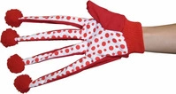 Kerbl 82610, Kerbl Till Spielhandschuh (Pl&uuml;schspielzeug Katze) (82610) Rot/Weiss