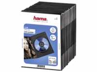 Hama 1x25 DVD-Leerhülle Slim 50% Platzsparnis, Optische Medien Zubehör