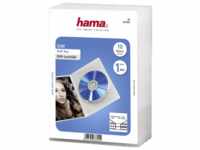 Hama 1x10 DVD-Leerhülle Slim Transparent 50% Platzersp., Optische Medien...