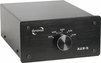 Dynavox 206410, Dynavox AUX-S Cinch-Audio-Switch Schwarz (206410)