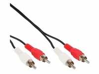 InLine Cinch Kabel (2 m, Einstiegsklasse, Cinch), Audio Kabel
