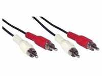 InLine Cinch Kabel (1 m, Einstiegsklasse, Cinch), Audio Kabel