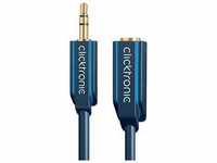 clicktronic 70489, clicktronic MP3 Audio-Verlängerung (5 m, Mittelklasse, 3.5mm