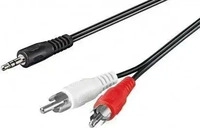 HDgear LP-AC030-005, HDgear 3.5 mm stereo Stecker - 2x Cinch-Stecker (0.50 m, AUX