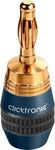 clicktronic 52546, clicktronic Bananen-Stecker SimpleLock (52546) Schwarz