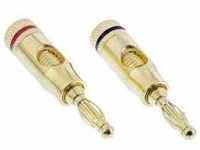InLine Audio-Stecker, Elektronikkabel + Stecker, Gold