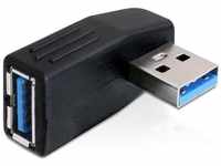 Delock 65341, Delock USB 3.0, gewinkelt (USB 3.0, 3.60 cm) Schwarz, 100 Tage