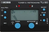 BOSS ( TU-30, BOSS (Electronics) TU-30 Tuner & Metronom (TU-30) Schwarz