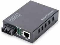 Digitus Fast Ethernet Medienkonverter SC 10/100Base-TX zu 100Base-FX wandelt