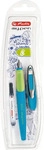 Herlitz 10999829, Herlitz Fllhalter my.pen, Federbreite: L, blau/neon (1x)...
