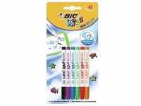 Bic, Marker, Velleda Kids Whiteboard Marker (Multicolor, 6, 1.20 mm)