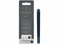 Parker Pen S0116250, Parker Pen Quink - Tintenpatrone - permanent - Blauschwarz -