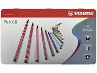 STABILO 6840-6, STABILO Pen 68 Premium-Filzstift (Mehrfarbig)