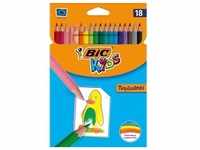 Bic, Malstifte, Kids Tropicolors (Multicolour, 18 x)