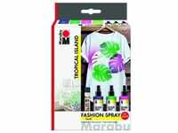 Marabu, Künstlerfarbe + Bastelfarbe, Fashion-Spray (Green, Pink, Violett, 300...
