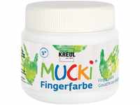 Mucki 23101, Mucki Fingerfarbe (White, 150 ml) Weiss