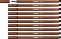 STABILO 68/38, STABILO Premium-Filzstift - Pen 68 - 10er Pack - r&ouml;tel (10x) (68/38)