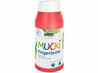 Mucki 23205, Mucki Fingerfarbe (Rot, 750 ml)
