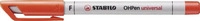 STABILO 852/40, STABILO 10 OHPen universal Folienstifte rot 0,7 mm non-permanent (1x)