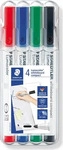 Staedtler 341 WP4, Staedtler Lumocolor whiteboard compact 341 (4x) (341 WP4)