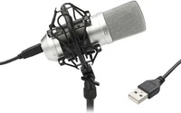TIE 19-90012 (1), TIE Condenser Mic USBMikrofon (19-90012 (1)) Silber
