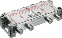 Goobay 67005, Goobay SAT-Verteiler, 8-fach (Verteiler) (67005) Silber