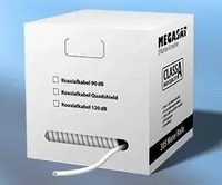Megasat 100150, Megasat Koax 120dB Kabel Pull-Out-Box 305m (120 dB, Mini-Spule)