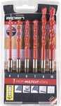 Alpen 0000100805100, Alpen Spiralbohrerset Multicut (10 mm, 4 mm, 5 mm, 6 mm, 8 mm)