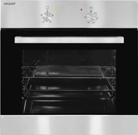 Exquisit 0490064, Exquisit EBE 555-1.1 Elektro-Einbaubackofen (0490064) Silber