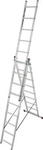 Krause KE030399, Krause CORDA LEITER 3x 9 Stufen (Mehrzweckleiter, Stehleiter, 46 cm)