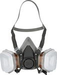 3M 7100140571, 3M Halbmaske mit Wechselfiltern (A2P2, 1x) (7100140571) Grau