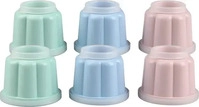 Dr. Oetker 1646, Dr. Oetker Dessertf&ouml;rmchen (8 cm) (1646) Gr&uuml;n/Blau/Rosa