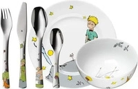 WMF 12.9405.9964, WMF Kindergeschirr Kinderbesteck 6tlg Der Kleine Prinz Edelstahl