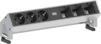 Bachmann 902.202, Bachmann DESK2 - 3xSchuko & 3xEmpty (3x, CEE 7/3) (902.202)