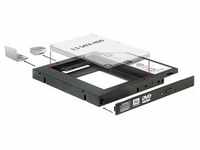 Delock DVD-Schacht Adapter für 2.5 SATA SSD für 2.5 SATA HDD&SSD, SSD + Festplatte