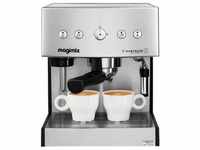 Magimix 11414 Espressomaschine auto chrom matt, Siebträgermaschine, Silber