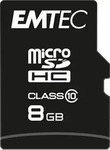 Emtec ECMSDM8GHC10CG, Emtec Classic Flash-Speicherkarte (SD-Adapter inbegriffen) (8