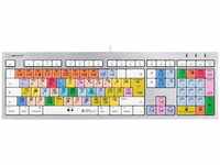 Logickeyboard LKB-LOGXP2-CWMU-DE USB QWERTZ Deutsch Tastatur (DE, Kabelgebunden),